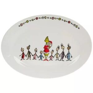 Grinch Ceramic Oval Platter
